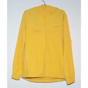 Banks Journal Yellow Nylon Hooded Rain Jacket